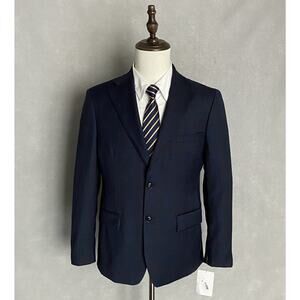 Tallia Men's 38 Short Sport Coat Wool Blend Blue Plaid NWOT